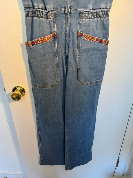 DRIFTWOOD Light Blue Denim Short-Sleeve Zip-Front Jacket - Picture 6 of 10